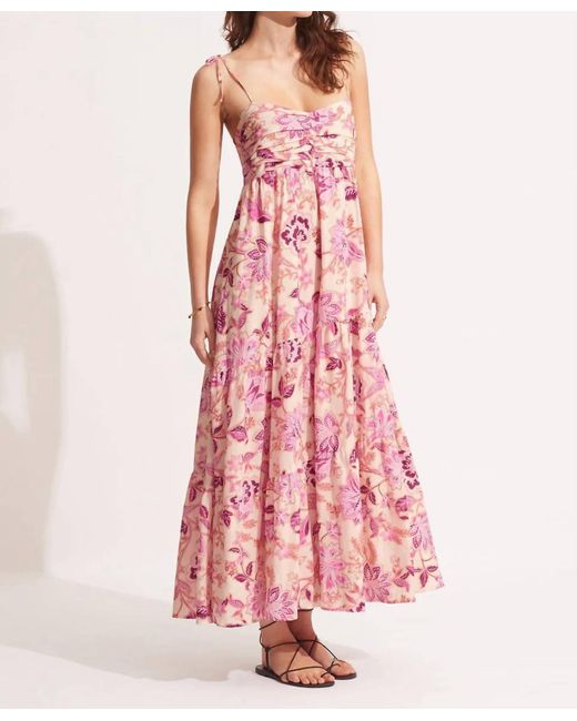 Seafolly Pink Silk Road Midi Dress