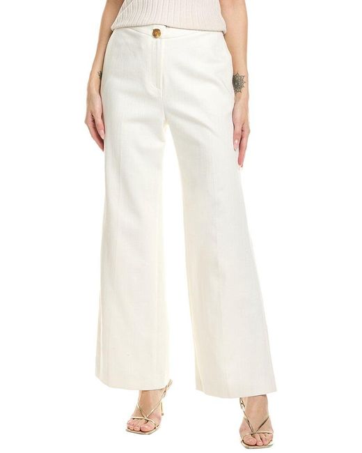 L.K.Bennett White Ami Trouser