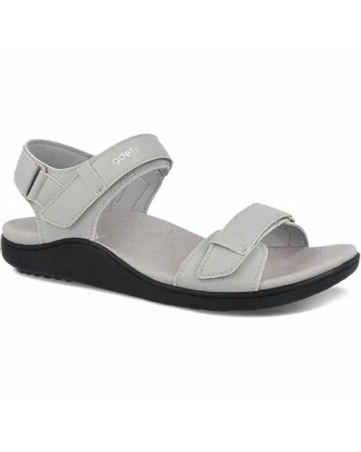 Gravity Defyer Gray Hilnor Sandals