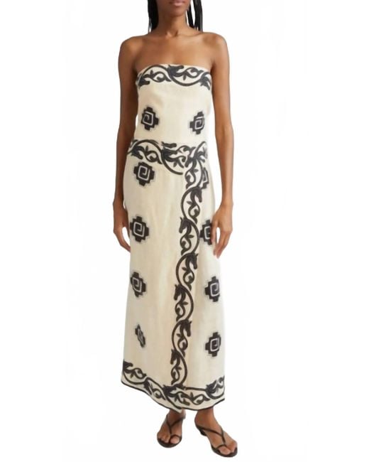 Johanna Ortiz Natural Ancient Ankle Dress