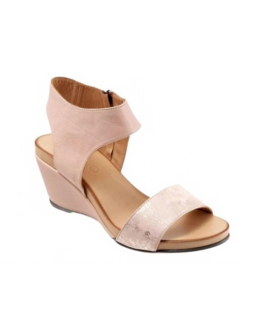 BUENO Black Ida Wedge Sandals