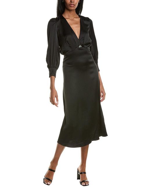 Ba&sh Black Slip Dress