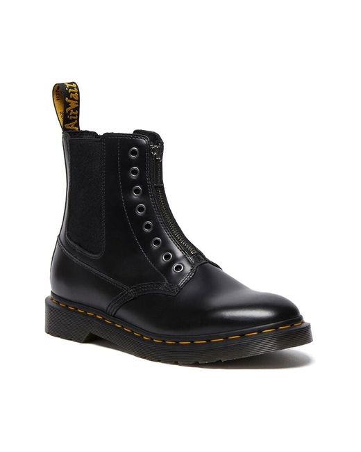 Dr. Martens Black 1460 R31943001 Boots Leather Round Toe Jobb459 for men