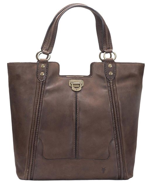 Frye Brown Piper Leather Tote
