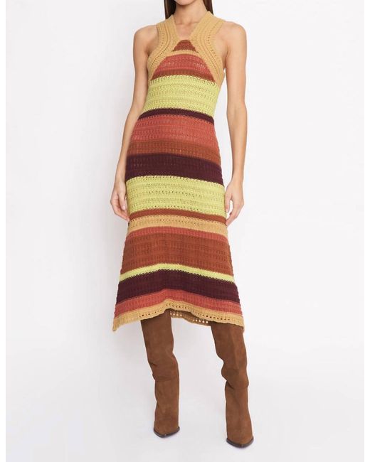 4si3nna Multicolor Zariah Crochet Dress