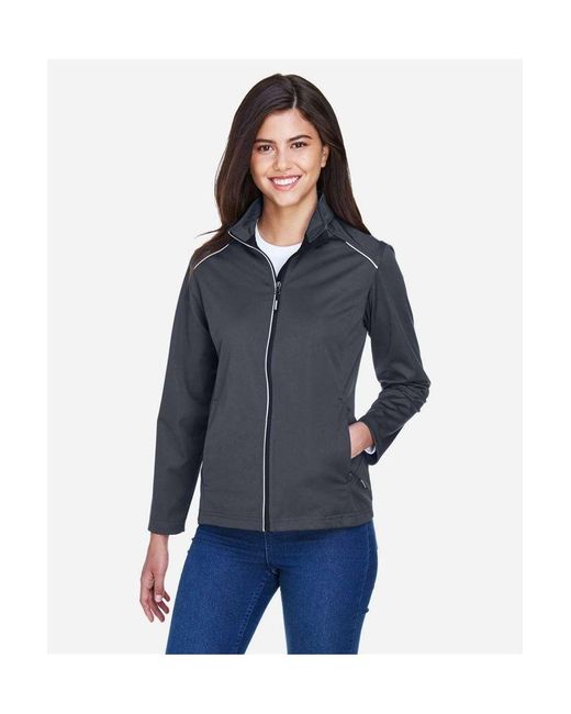 CORE365 Blue Techno Lite Three-Layer Knit Tech-Shell