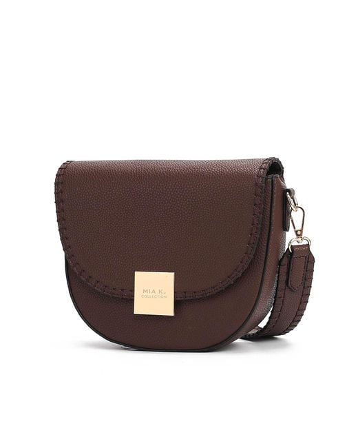 MKF Brown Isa Crossbody Bag Stylish And Functional Accessory By Mia K