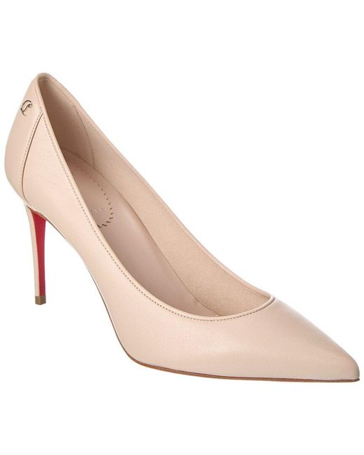 Christian Louboutin Pink Sporty Kate 85 Leather Pump