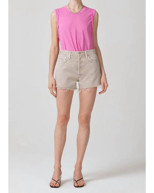 Citizens of Humanity Pink Marlow Short