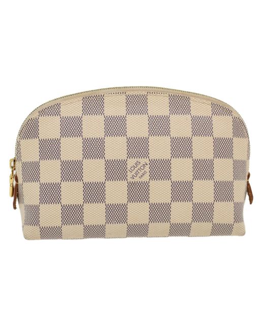 Louis Vuitton Metallic Cosmetic Pouch Canvas Clutch Bag (pre-owned)