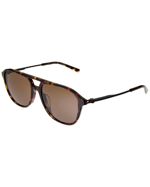 BVLGARI Brown Bv7038f 57mm Sunglasses for men