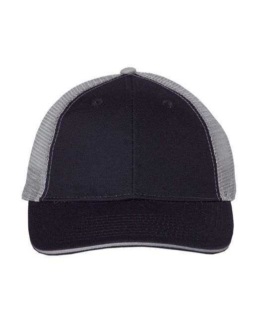 Valucap Blue Sandwich Trucker Cap for men
