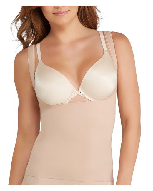 Tc Fine Intimates Natural Firm Control Open-bust Camisole