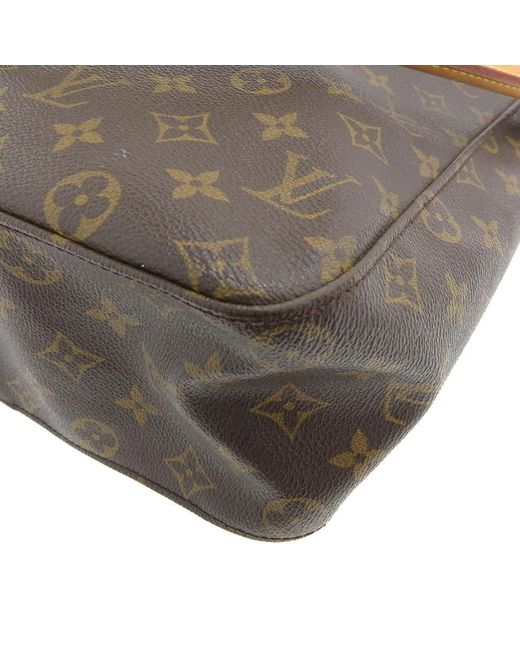 Louis Vuitton Gray Looping Gm Canvas Shoulder Bag (pre-owned)