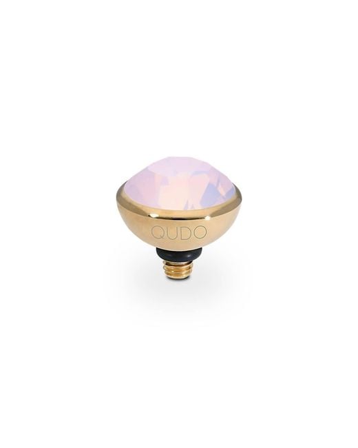 qudo Pink Bottone Ring Topper