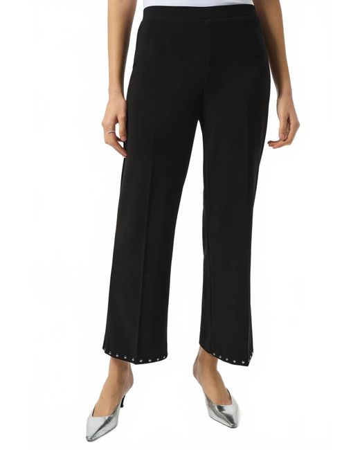 Joseph Ribkoff Black Stud Bottom Pant