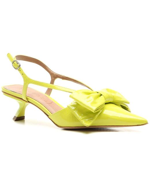 Vicenza Yellow Servia Leather Shoe