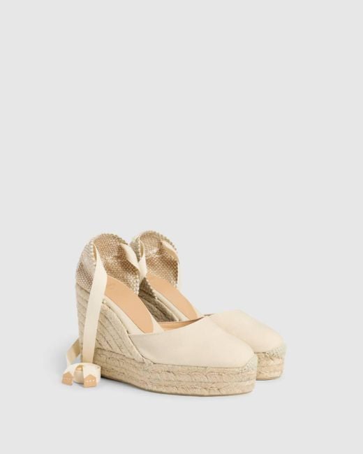 Castaner Natural Carina Wedge Espadrille