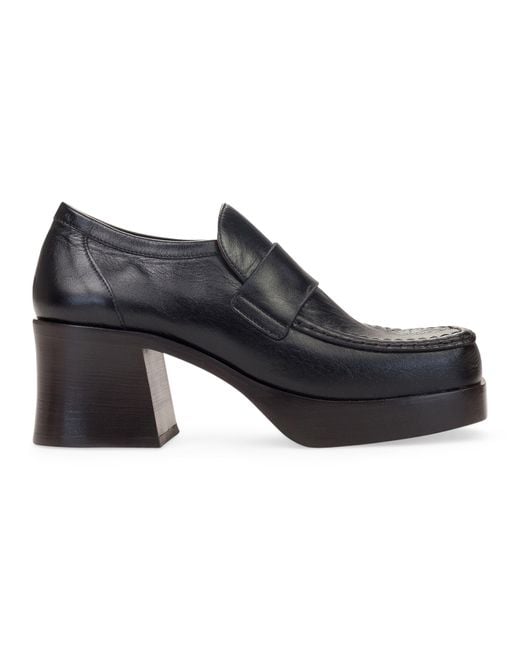 Marni Black Pierced Moccasin for men
