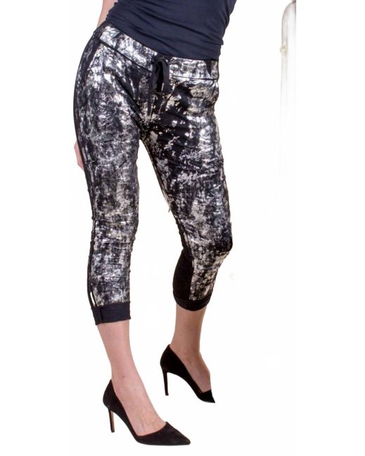 Gigi Moda Black Grazina Tie-Waist Pants