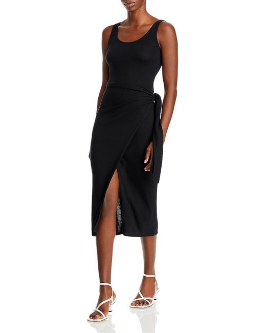 Vince Cami Tank Wrap Dress in Black Lyst