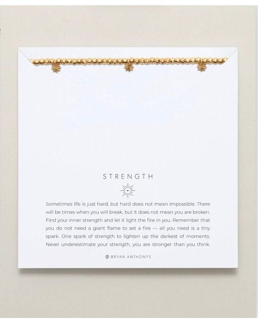 BRYAN ANTHONYS White Strength Bracelet