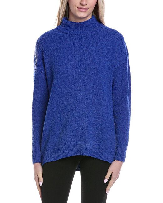 Fate Blue Mock Neck Sweater