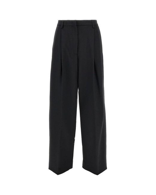 THE LATEST Black Tailored Trousers With High Waist
