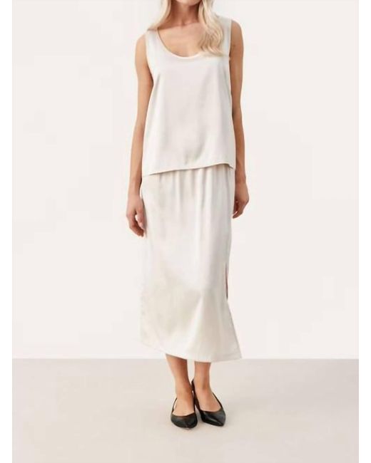 Part Two Natural Dodo Satin Cami Top