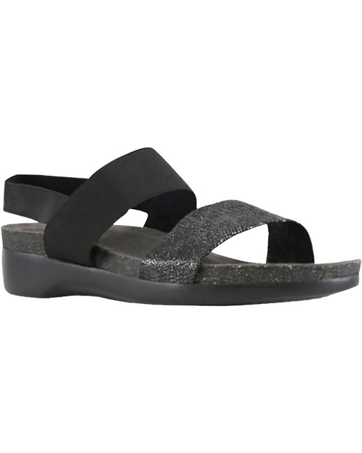 Munro Black Pisces Sandals