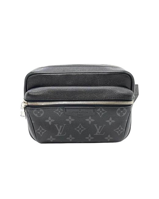 Louis Vuitton Gray Bum Bag Canvas Clutch Bag (pre-owned) for men