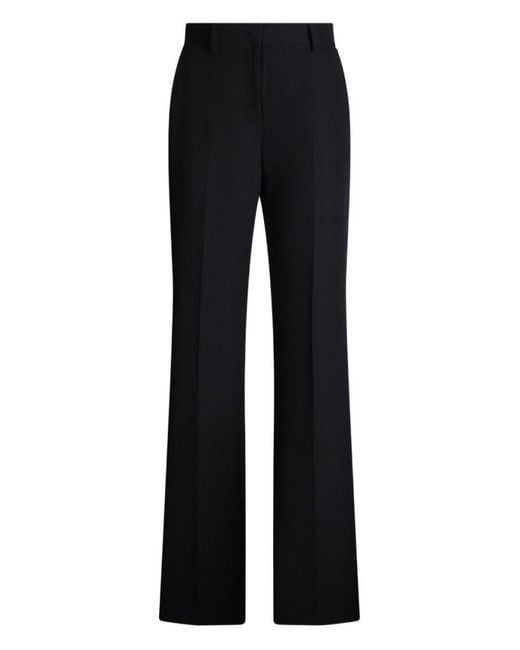 Liu Jo Blue Wide-Leg Trousers With High Waist