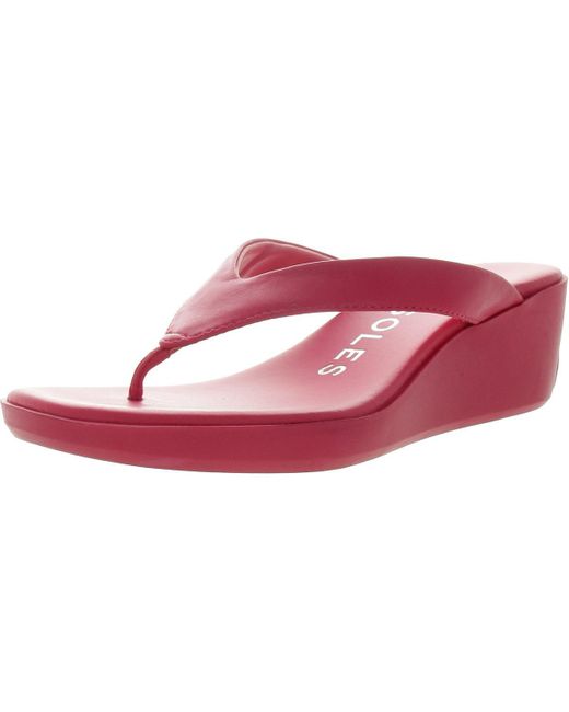 Aerosoles Solid Made Slide Sandals in Pink | Lyst