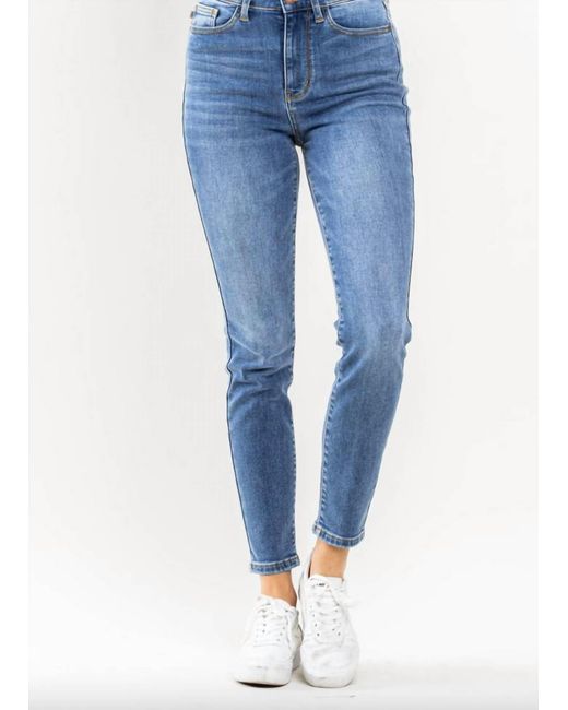 Judy Blue Blue Thermal Skinny Jeans