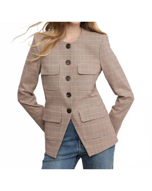 Veronica Beard Natural Orrin Jacket