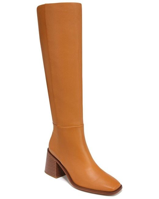 Sam Edelman Wade Ath Leather Boot in Brown