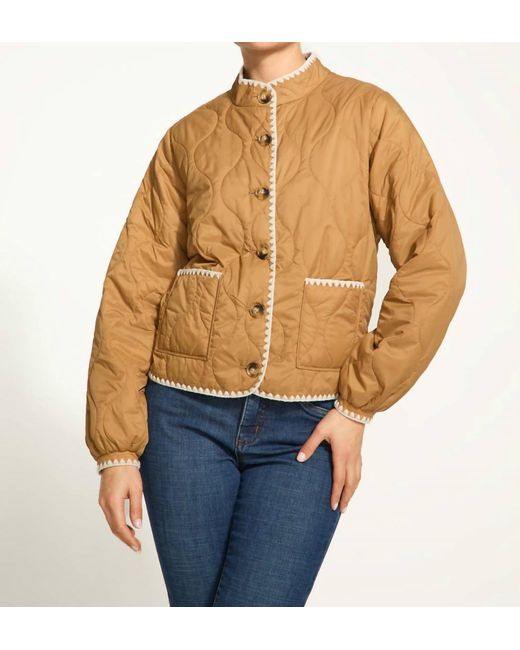 Fdj Blue Reversible Lightweight Puffer Jacket