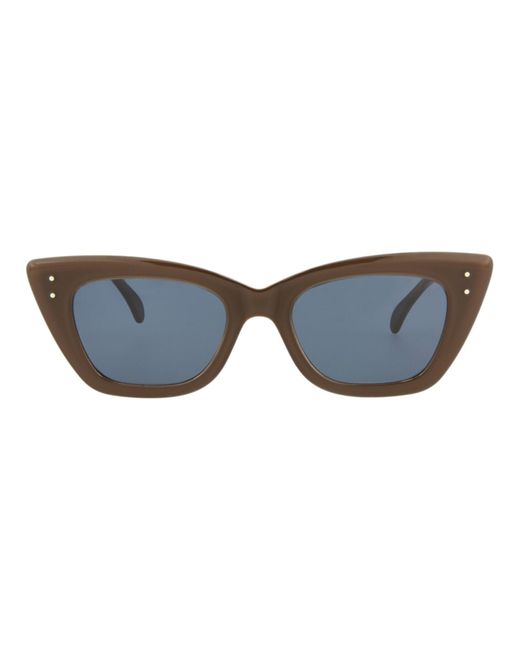 Alaïa Blue Cat Eye-frame Acetate Sunglasses