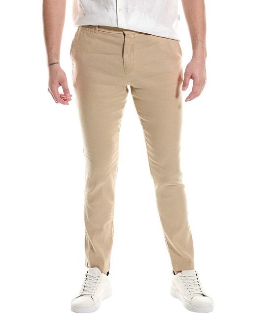 Ted Baker Natural Kimmel Linen-blend Trouser for men