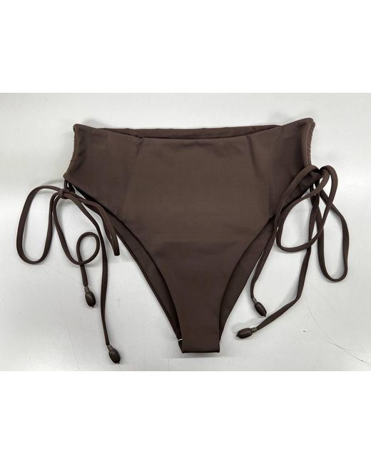 Phie Collective Black So Solid Irene Bikini Bottom