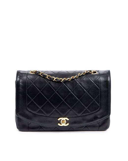 Chanel Medium Diana Flap in Black