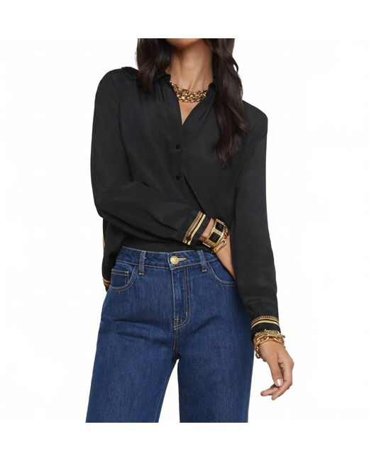 L'Agence Black Gio Blouse
