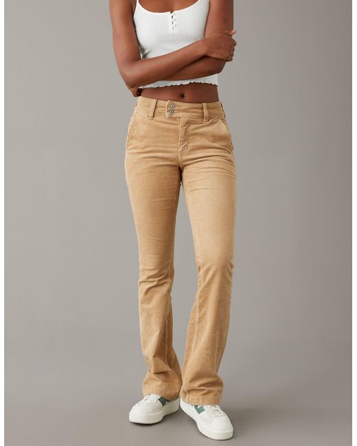 American Eagle Outfitters Multicolor Ae Stretch High-waisted Kick Boot Corduroy Pant