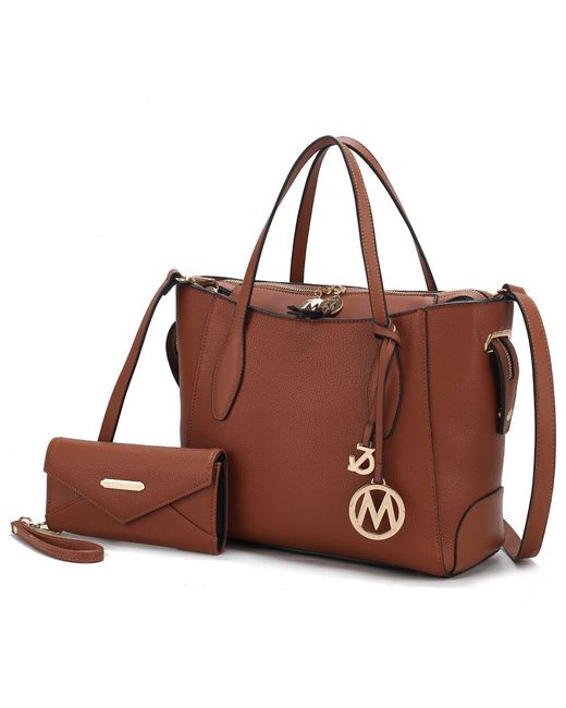 MKF Collection by Mia K Bruna Vegan Leather 's Tote Bag in Brown | Lyst