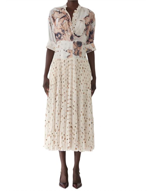 Jason Wu Natural Drop Waist Midi Dress