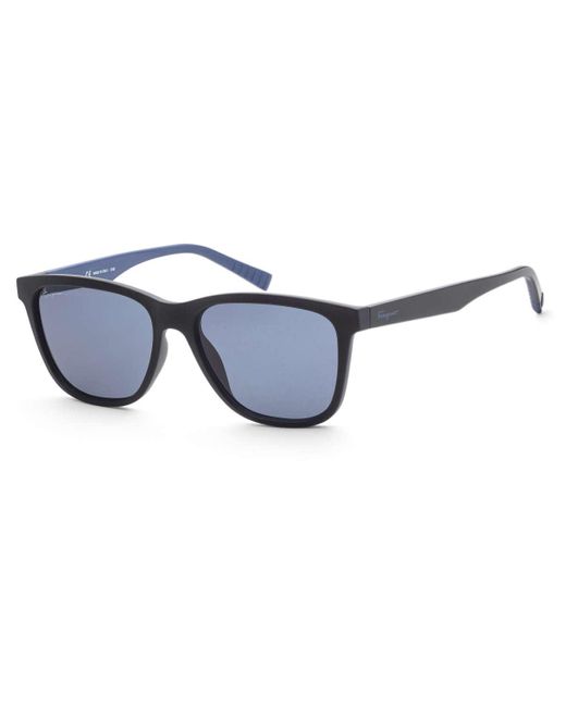 Ferragamo Blue Ferragamo Sf998s-001 Fashion 57mm Sunglasses for men