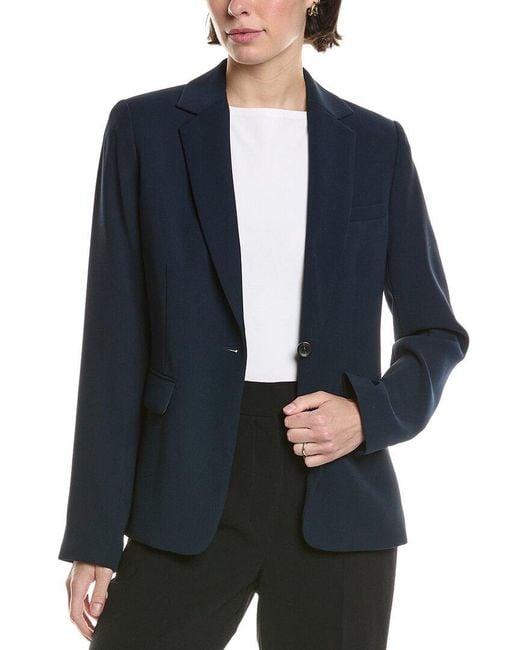 Vince Blue Soft Suiting Blazer