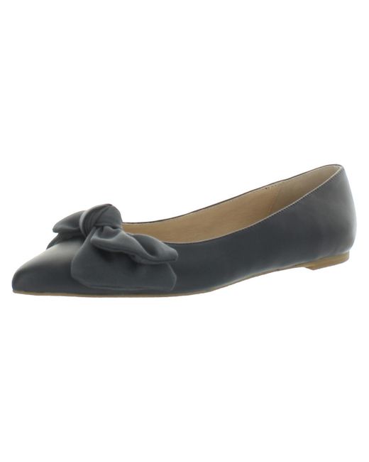Jack Rogers Gray Leather Ballet Flats