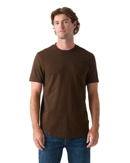Guess Green Antor Longline Tee for men