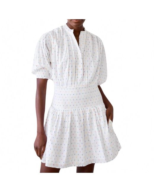 Never A Wallflower White Grace Mini Dress